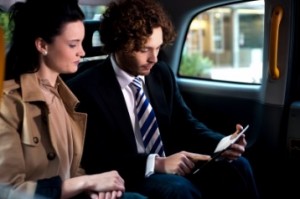 People in Taxi